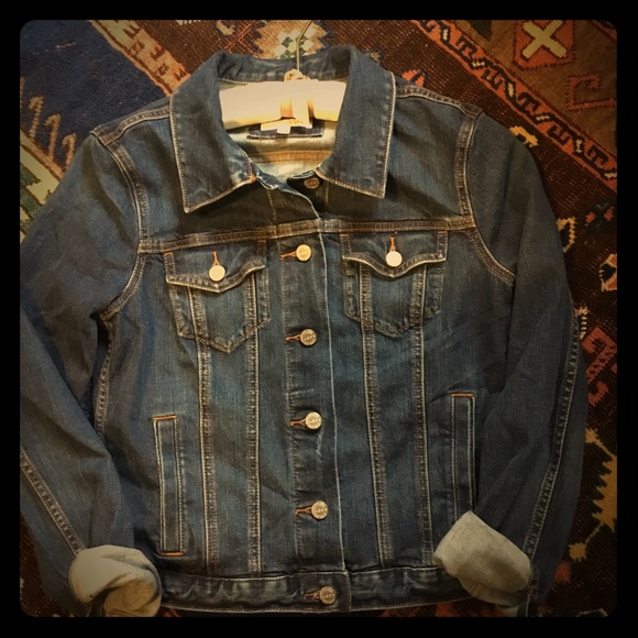loft modern denim jacket